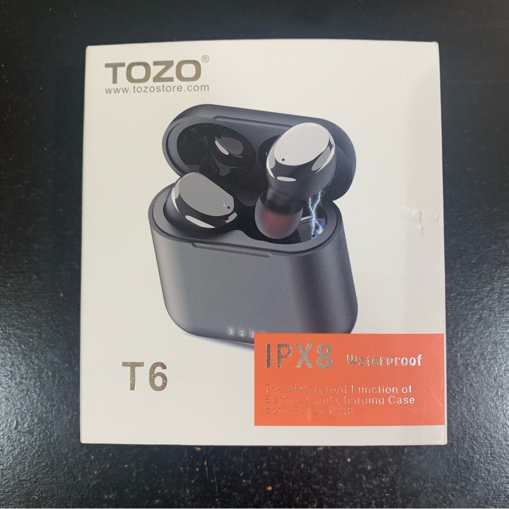 TOZO T6 True Wireless Earbuds Bluetooth Headphones Touch Control IPX8